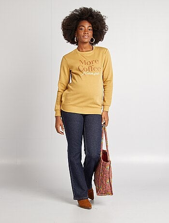 Sudadera de lactancia estampada