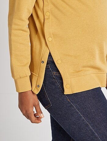 Sudadera de lactancia estampada