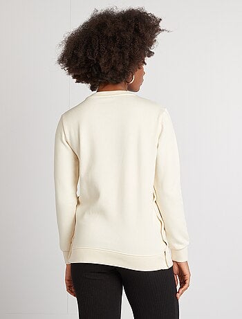 Sudadera de lactancia estampada