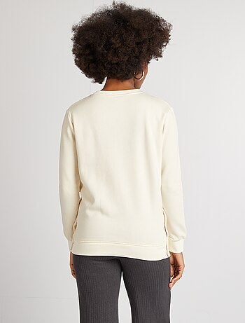 Sudadera de lactancia estampada
