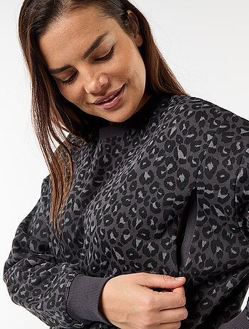 Sudadera de lactancia estampada
