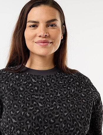 Sudadera de lactancia estampada