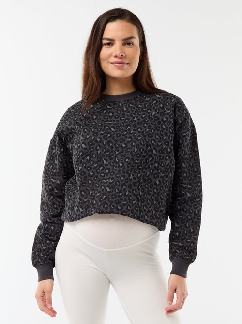 Sudadera de lactancia estampada - Kiabi