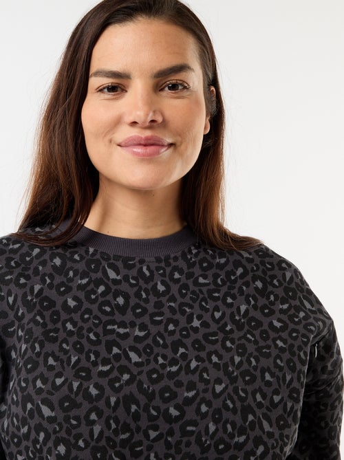 Sudadera de lactancia estampada - Kiabi