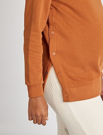 Sudadera de lactancia estampada