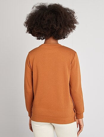 Sudadera de lactancia estampada