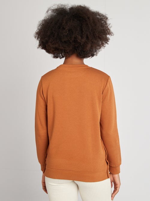 Sudadera de lactancia estampada - Kiabi