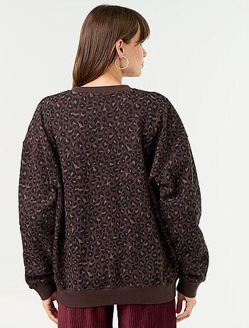 Sudadera de lactancia estampada
