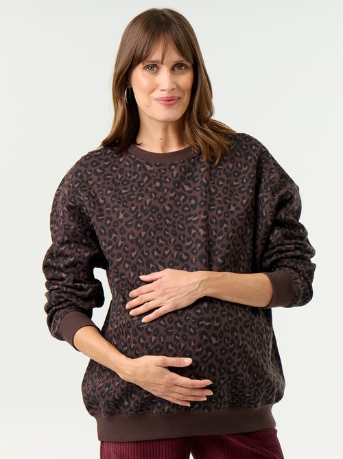 Sudadera de lactancia estampada - Kiabi