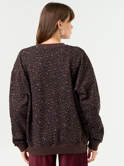 Sudadera de lactancia estampada - Kiabi