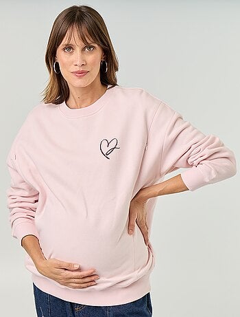 Sudadera de lactancia estampada