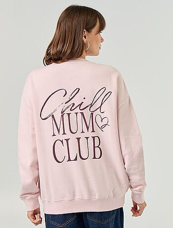 Sudadera de lactancia estampada