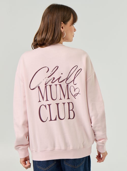 Sudadera de lactancia estampada - Kiabi Sudadera de lactancia estampada - Kiabi