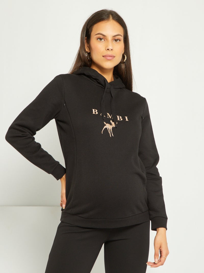 Sudadera de lactancia 'Minnie' NEGRO - Kiabi