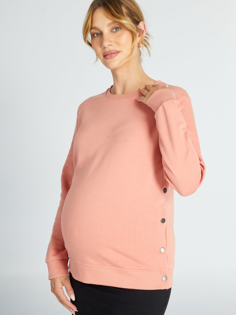 Sudadera de lactancia NARANJA - Kiabi