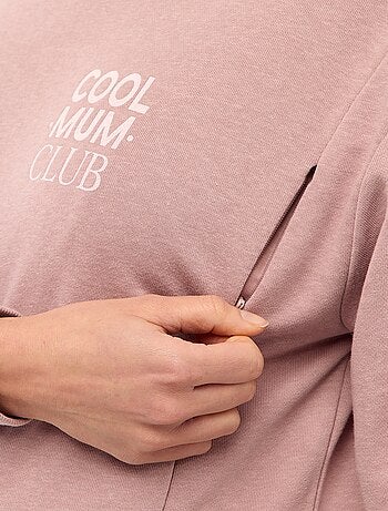 Sudadera de lactancia