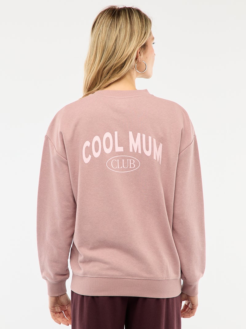 Sudadera de lactancia Rosa - Kiabi