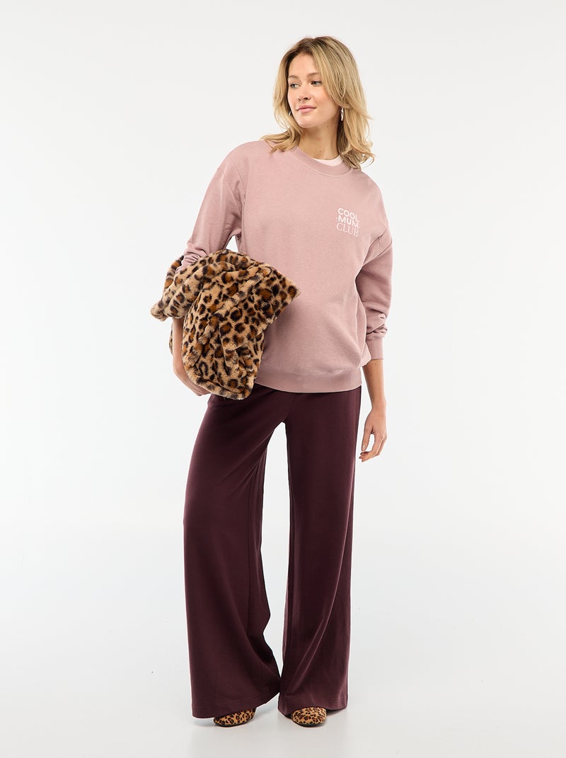Sudadera de lactancia Rosa - Kiabi