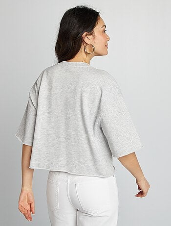 Sudadera de manga corta con cuello redondo Los Ángeles