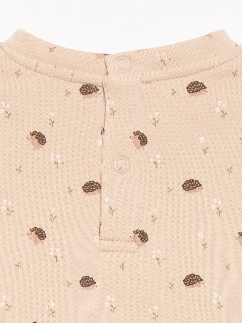 Sudadera de manga larga Beige - Kiabi