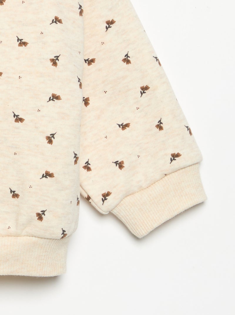 Sudadera de manga larga Beige - Kiabi