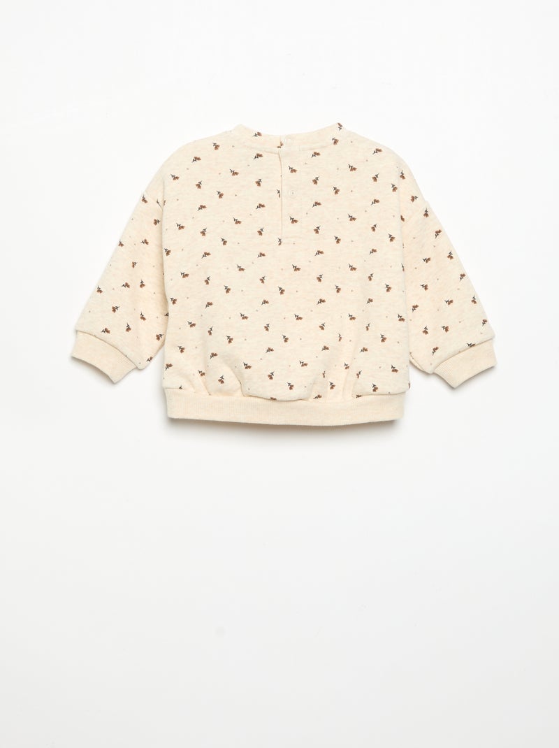 Sudadera de manga larga Beige - Kiabi