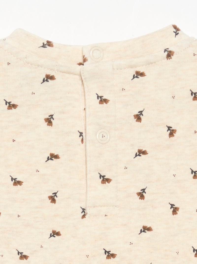 Sudadera de manga larga Beige - Kiabi