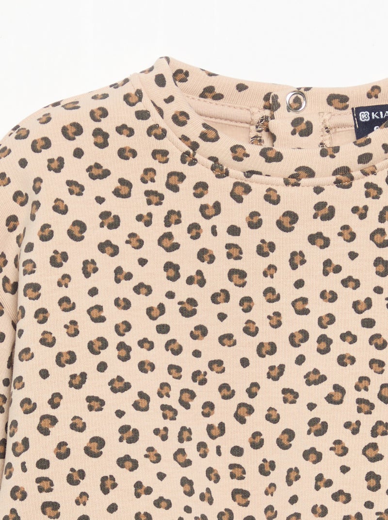 Sudadera de manga larga Beige - Kiabi