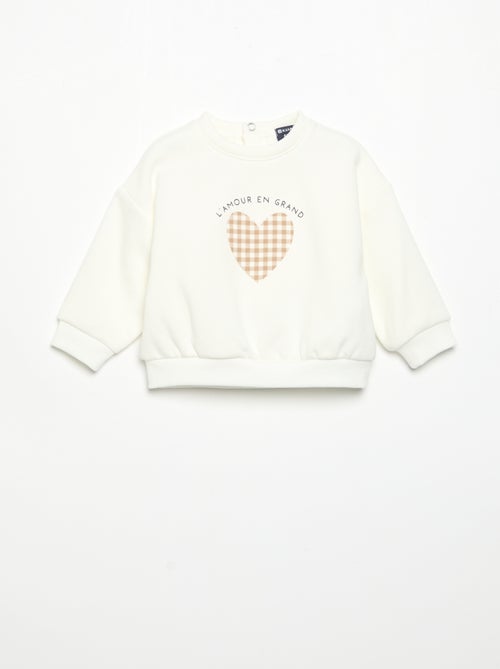 Sudadera de manga larga - Kiabi