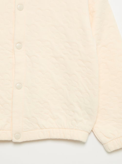Sudadera de manga larga con abertura de botones a presión - Kiabi