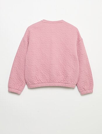 Sudadera de manga larga con abertura de botones a presión