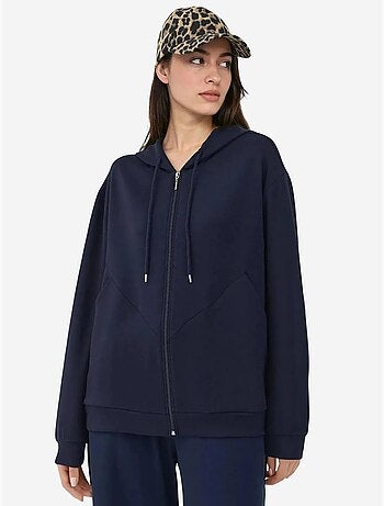 Sudadera de manga larga con cuello y cremallera estampada hiccup