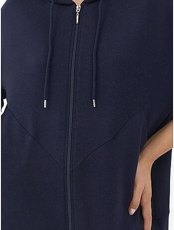 Sudadera de manga larga con cuello y cremallera estampada hiccup