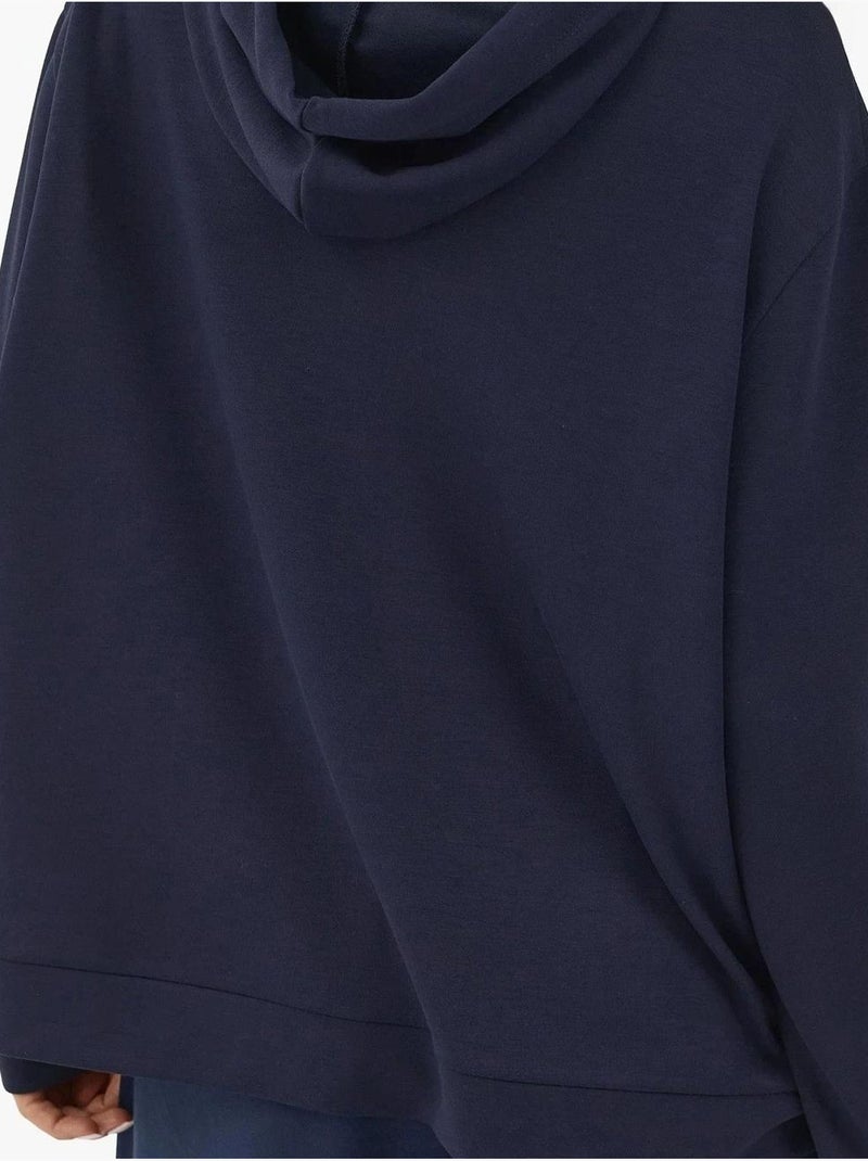 Sudadera de manga larga con cuello y cremallera estampada hiccup Azul marino - Kiabi
