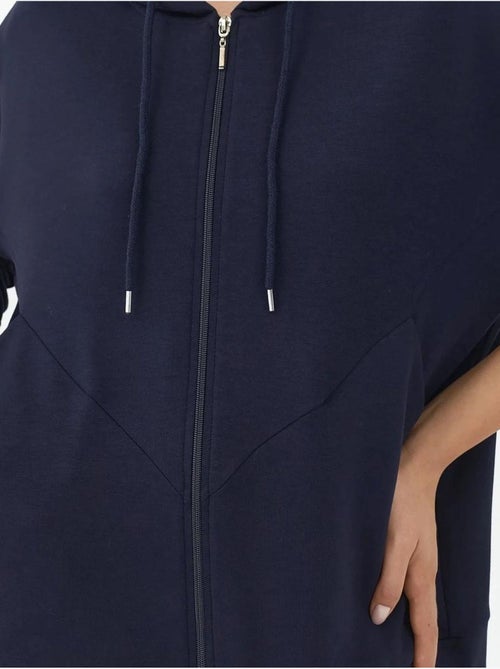 Sudadera de manga larga con cuello y cremallera estampada hiccup - Kiabi