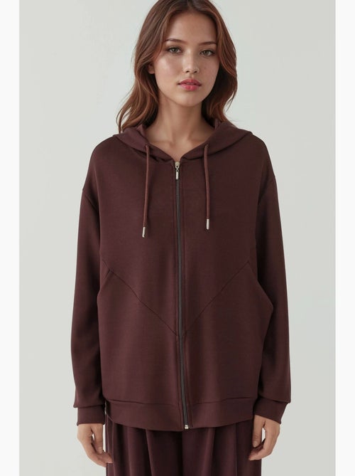 Sudadera de manga larga con cuello y cremallera estampada hiccup - Kiabi Sudadera de manga larga con cuello y cremallera estampada hiccup - Kiabi