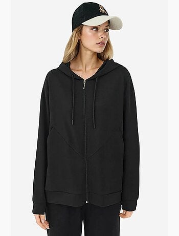 Sudadera de manga larga con cuello y cremallera estampada hiccup