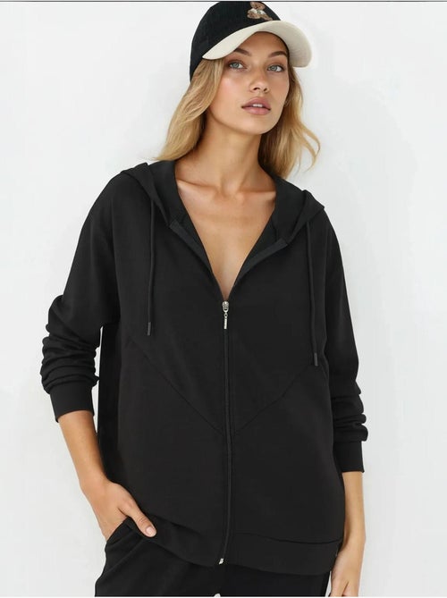 Sudadera de manga larga con cuello y cremallera estampada hiccup - Kiabi