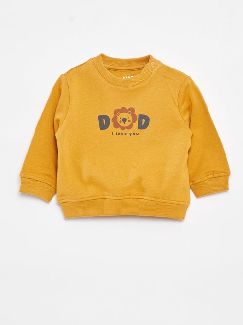 Sudadera de manga larga con estampado - Kiabi