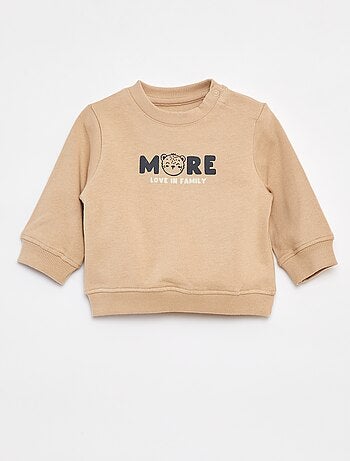 Sudadera de manga larga con estampado