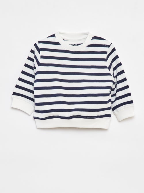 Sudadera de manga larga con estampado - Kiabi