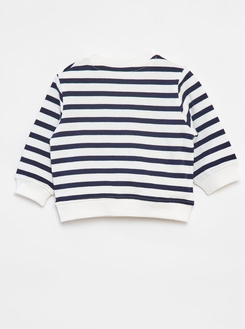 Sudadera de manga larga con estampado - Kiabi