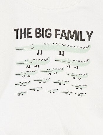 Sudadera de manga larga con estampado