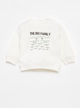 Sudadera de manga larga con estampado