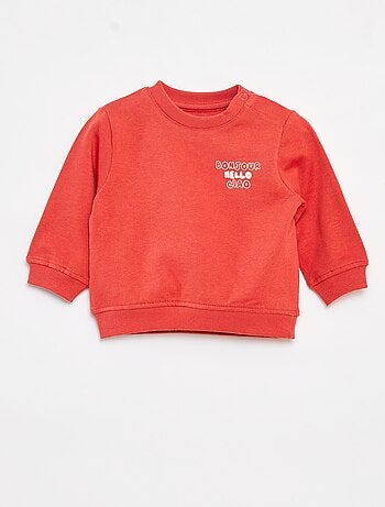 Sudadera de manga larga con estampado