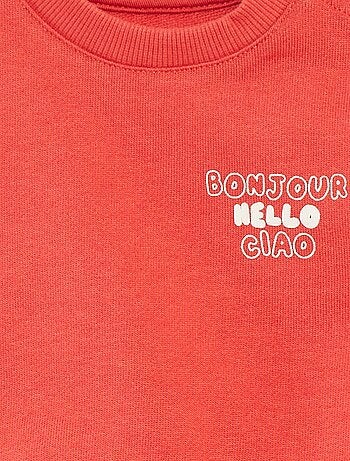 Sudadera de manga larga con estampado