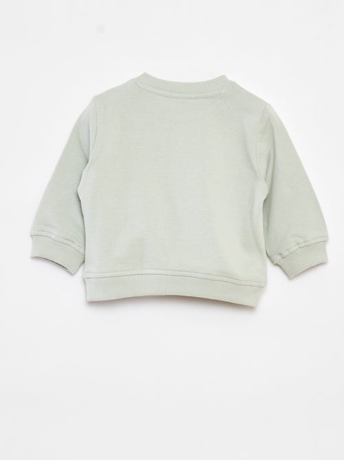 Sudadera de manga larga con estampado - Kiabi