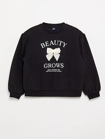 Sudadera de manga larga con lazo