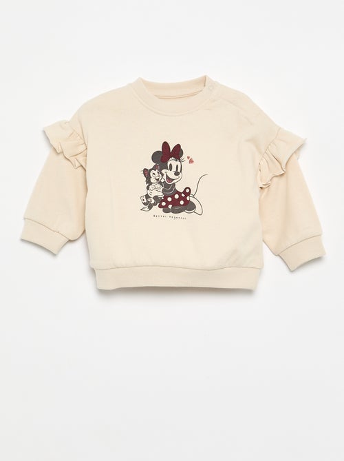 Sudadera de manga larga con volantes en los hombros - Kiabi Sudadera de manga larga con volantes en los hombros - Kiabi