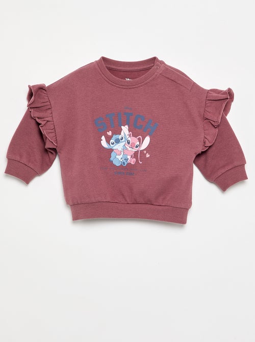 Sudadera de manga larga con volantes en los hombros - Kiabi Sudadera de manga larga con volantes en los hombros - Kiabi